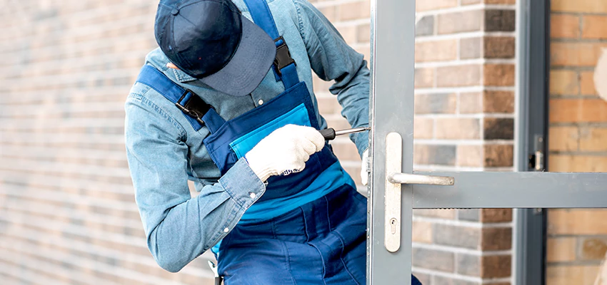 Pivot Storefront Door Locks Installation in Tracy, California