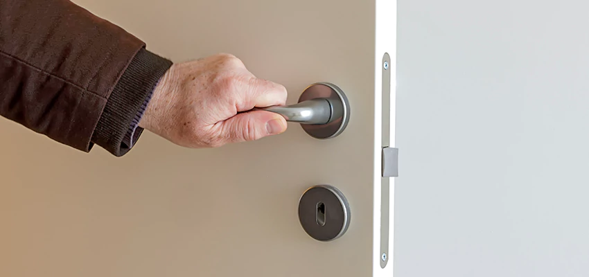 Restroom Locks Privacy Bolt Installation in Tracy, California